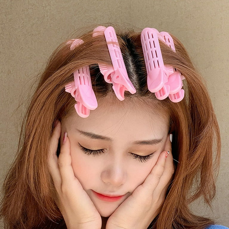 Hair clip for pink curly hair